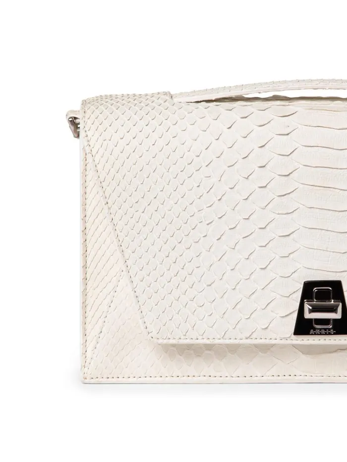 Anouk City Bag In Python White Women Akris Crossbody Bags