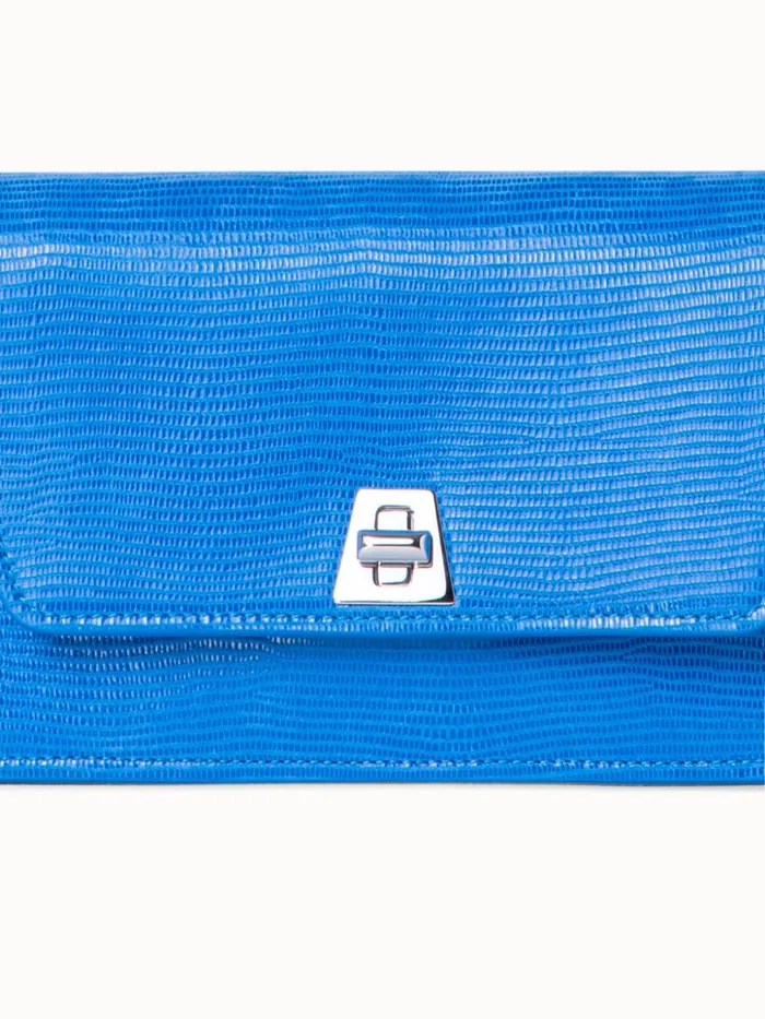 Anouk Envelope Bag With Shiny Lizard Finish Regatta Women Akris Clutches