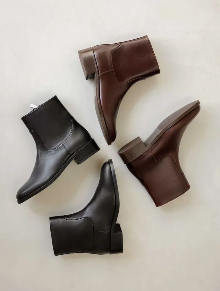 Arij Passion Black Women Bobbies Ankle Boots Arij Passion Black Women Bobbies Ankle Boots