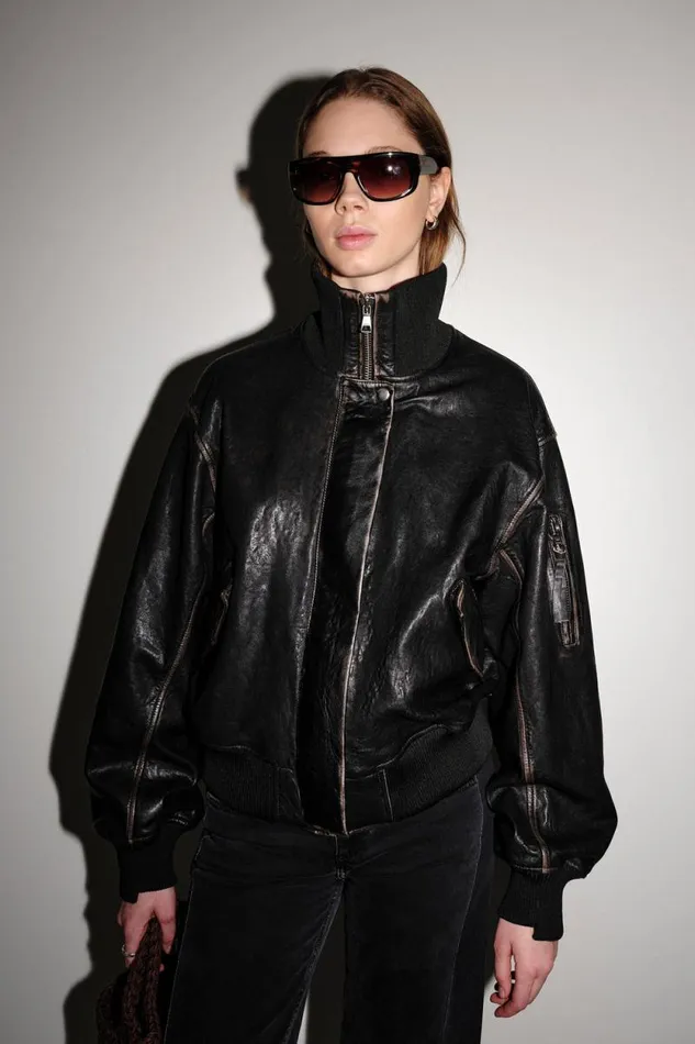 Arletta Leather 8211 Black Women Won Hundred Coats Jackets and Blazers Arletta Leather 8211 Black Women Won Hundred Coats Jackets and Blazers