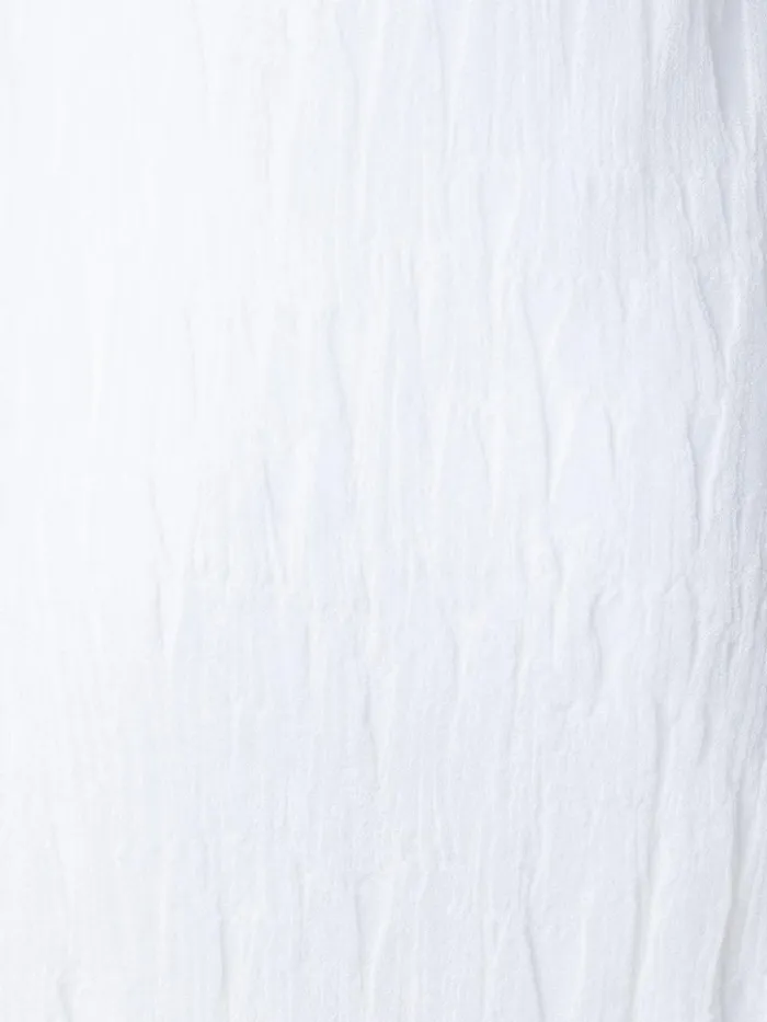 Asagao Knit Midi Dress In Fine Gauge Stretch Cotton Ecru Women Akris Knitwear
