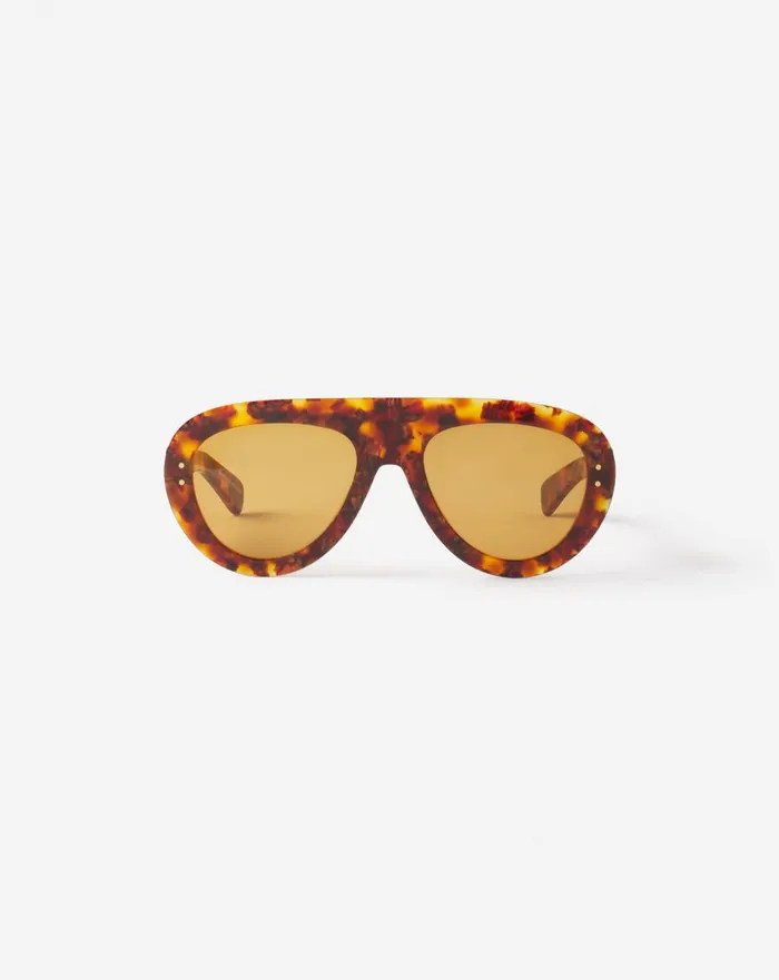Aviator Sunglasses Amberturtoise Men Lanvin Sunglasses
