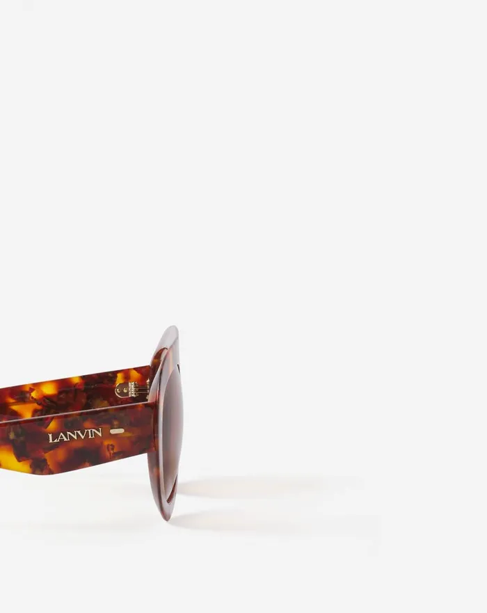 Aviator Sunglasses Amberturtoise Men Lanvin Sunglasses