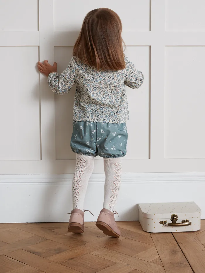 Baby Cyrillus Baby Girl Hannah Motif Blouse Made With Liberty Fabric Lib Hannah Fay
