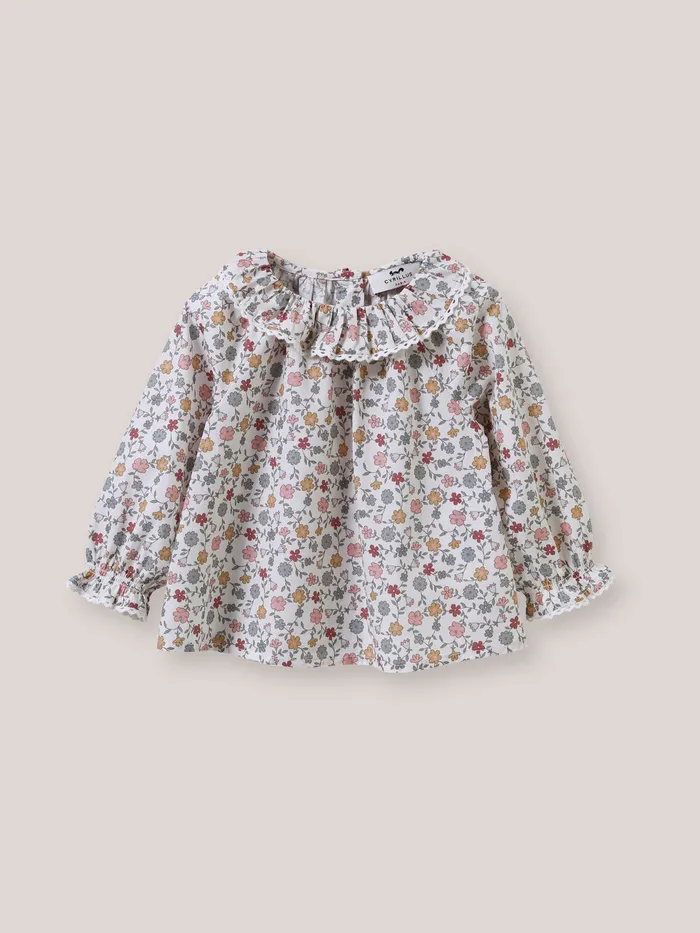 Baby Cyrillus Baby Girl Jane Print Blouse Imp Jane