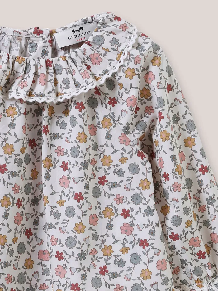 Baby Cyrillus Baby Girl Jane Print Blouse Imp Jane