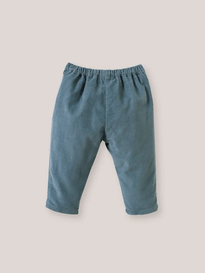 Baby Cyrillus Birth Velour Trousers Glacier