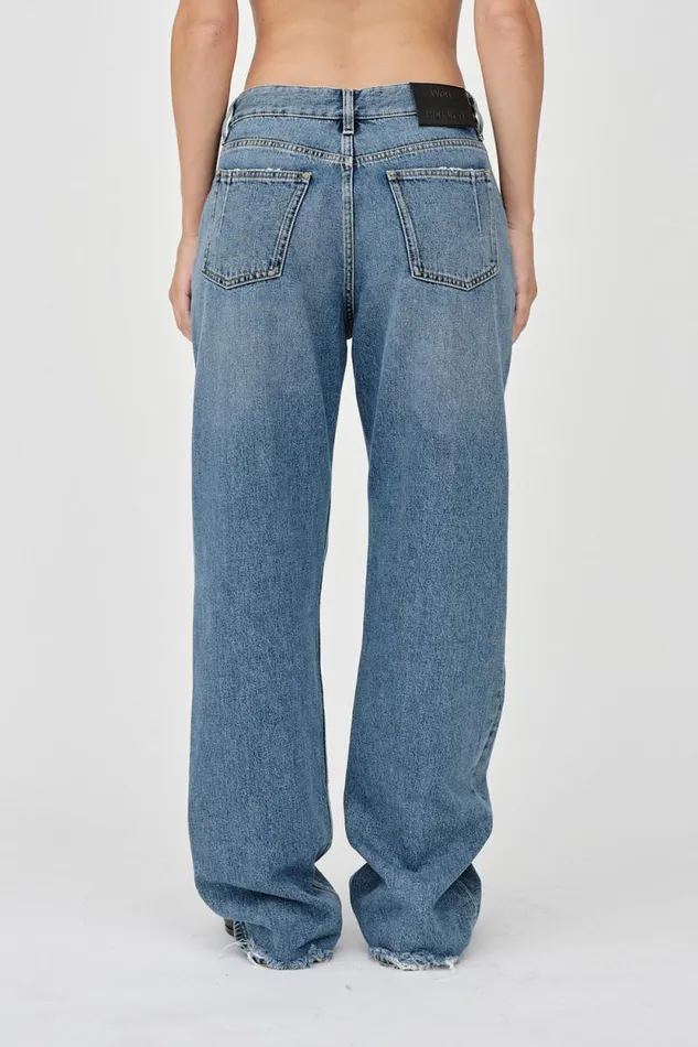 Baggy Medium Base Blue 8211 Medium Base Blue Women Won Hundred Jeans