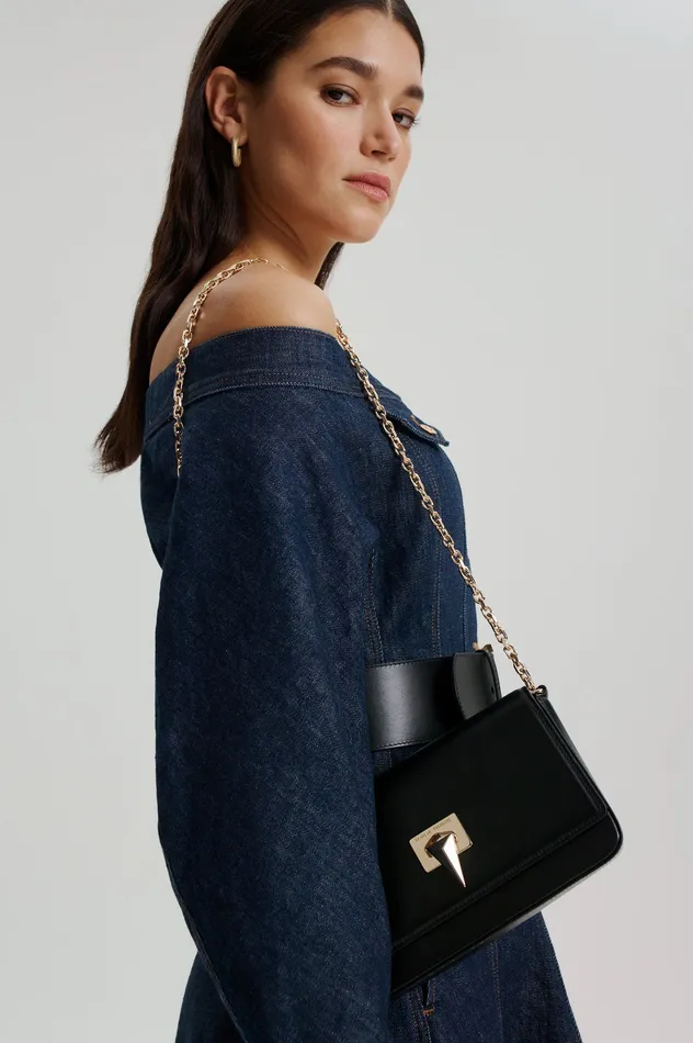 Bags Scanlan Theodore Women TRIANGLE SLIM BAG BLACK