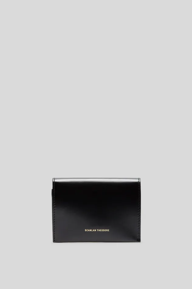 Bags Women Scanlan Theodore CARD HOLDER BLACK Bags Women Scanlan Theodore CARD HOLDER BLACK