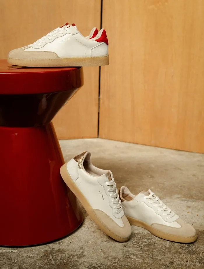 Bahia Off White and Espelette Women Bobbies Sneakers Bahia Off White and Espelette Women Bobbies Sneakers