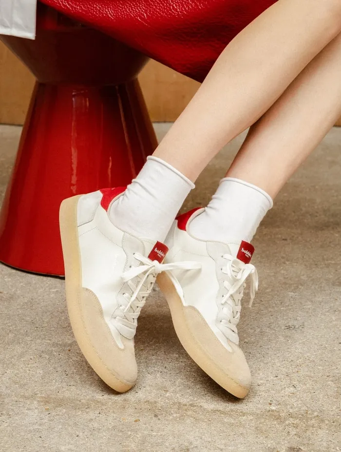 Bahia Off White and Espelette Women Bobbies Sneakers Bahia Off White and Espelette Women Bobbies Sneakers