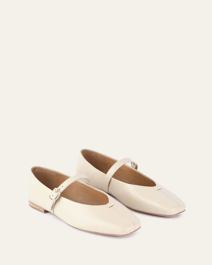 BALLET Women April casual flats sand leather jomercer BALLET Women April casual flats sand leather jomercer