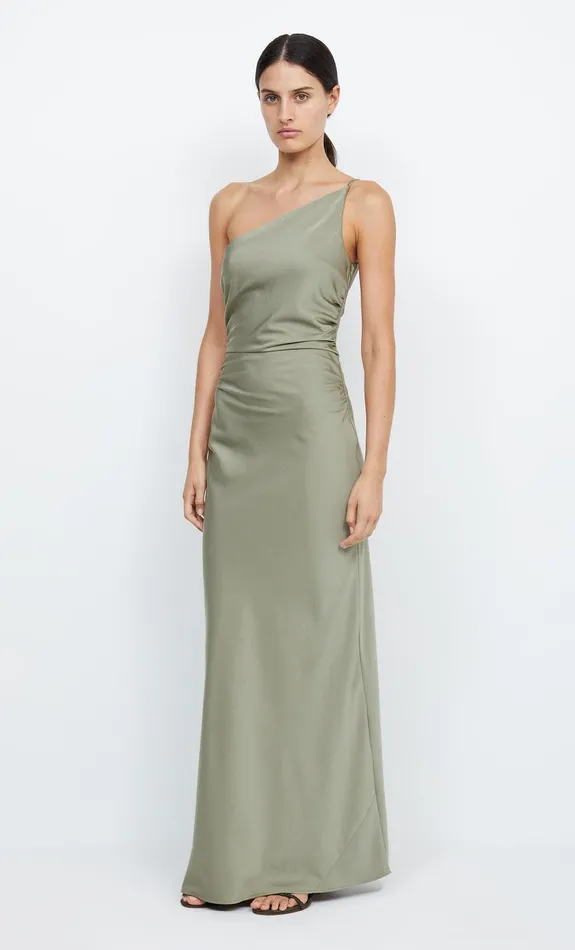 Bec Bridge Bridesmaids Dresses ETERNITY ASYM MAXI DRESS Sage 8211 Women