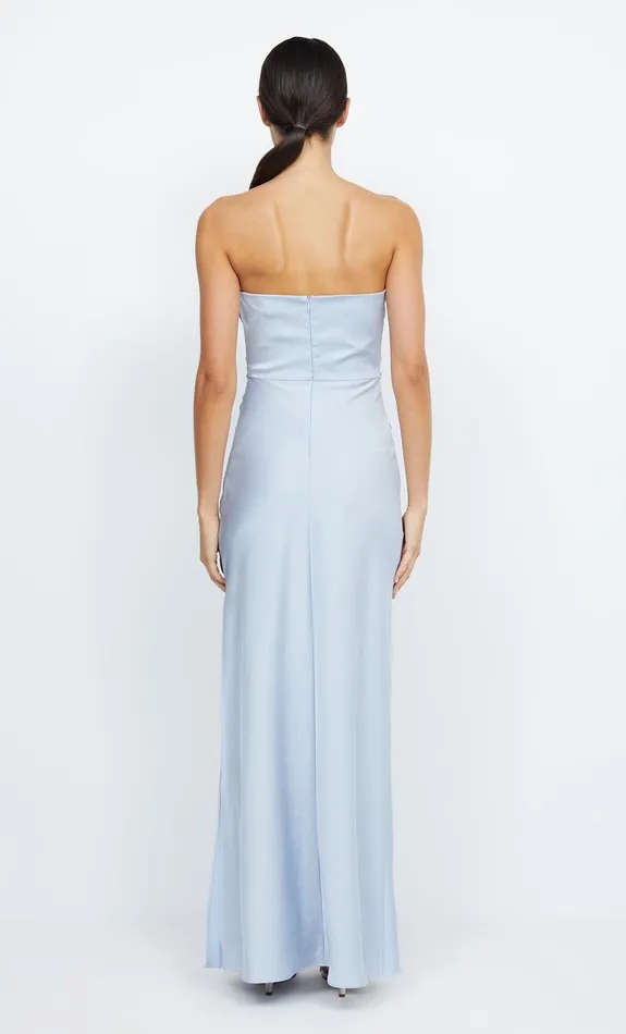 Bec Bridge Bridesmaids Dresses ETERNITY STRAPLESS MAXI Dusty Blue 8211 Women