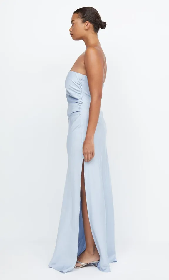 Bec Bridge Bridesmaids Dresses ETERNITY STRAPLESS MAXI Dusty Blue 8211 Women