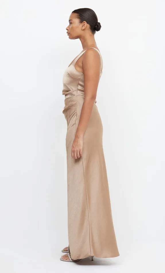 Bec Bridge Bridesmaids Dresses THE DREAMER SQUARE NECK DRESS Golden 8211 Women