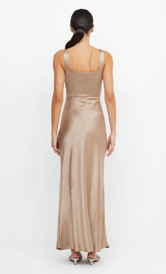 Bec Bridge Bridesmaids Dresses THE DREAMER SQUARE NECK DRESS Golden 8211 Women