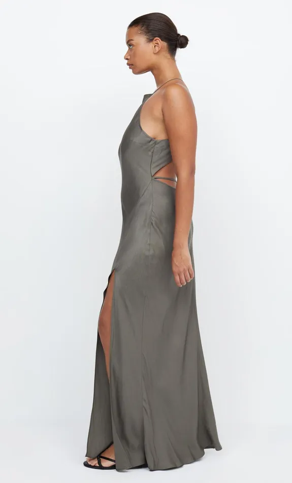Bec Bridge Dresses ADORE HALTER MAXI DRESS Dark Willow 8211 Women