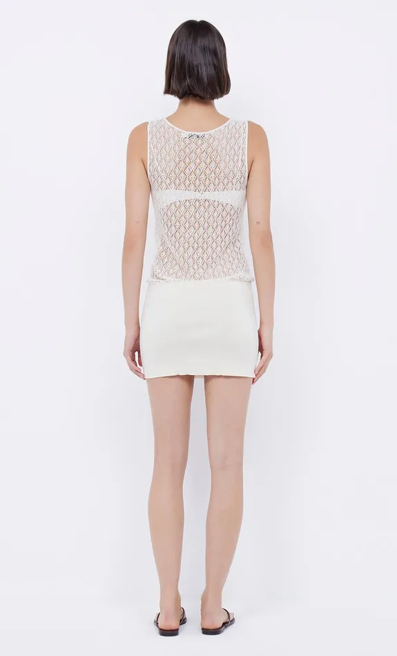 Bec Bridge Dresses AURORA MINI DRESS Ivory 8211 Women