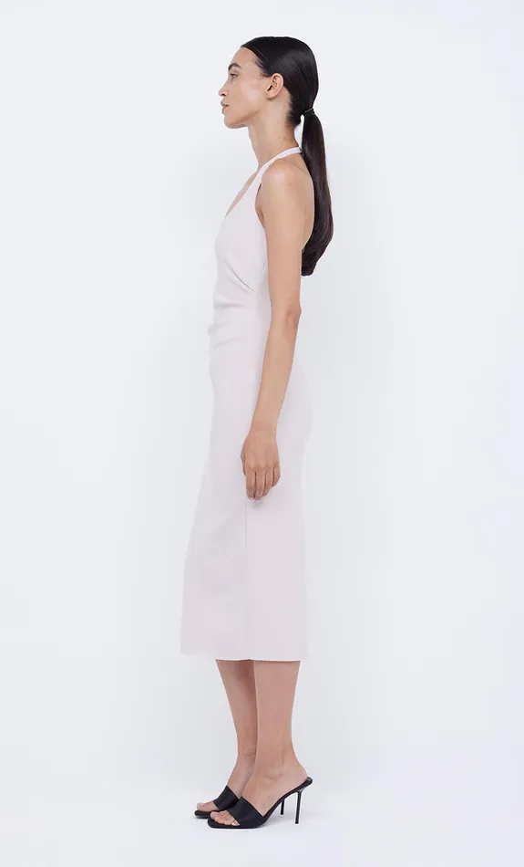 Bec Bridge Dresses CYNDIE HALTER MIDI DRESS Vanilla Bean 8211 Women