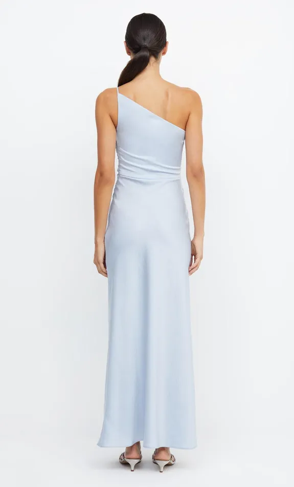 Bec Bridge Dresses ETERNITY ASYM MAXI DRESS Dusty Blue 8211 Women
