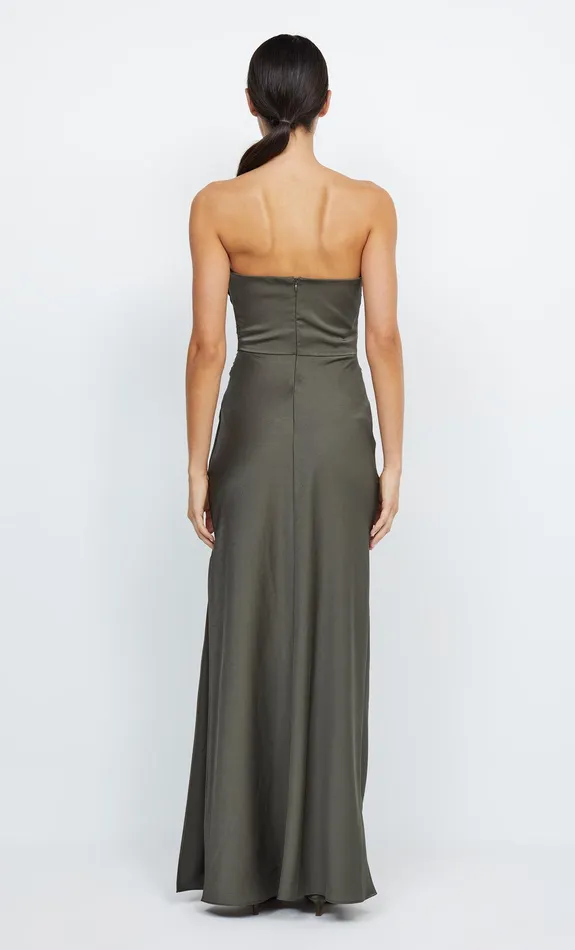 Bec Bridge Dresses ETERNITY STRAPLESS MAXI Dark Willow 8211 Women