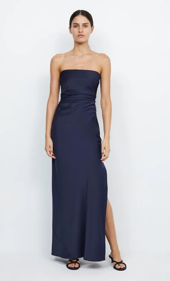 Bec Bridge Dresses ETERNITY STRAPLESS MAXI Ink 8211 Women