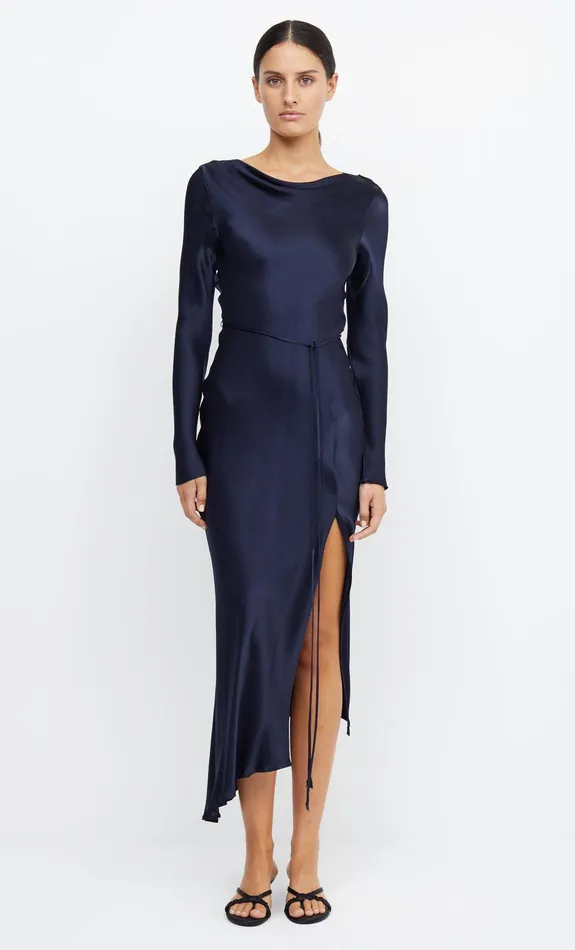 Bec Bridge Dresses MOON DANCE LONG SLEEVE MAXI DRESS Ink 8211 Women