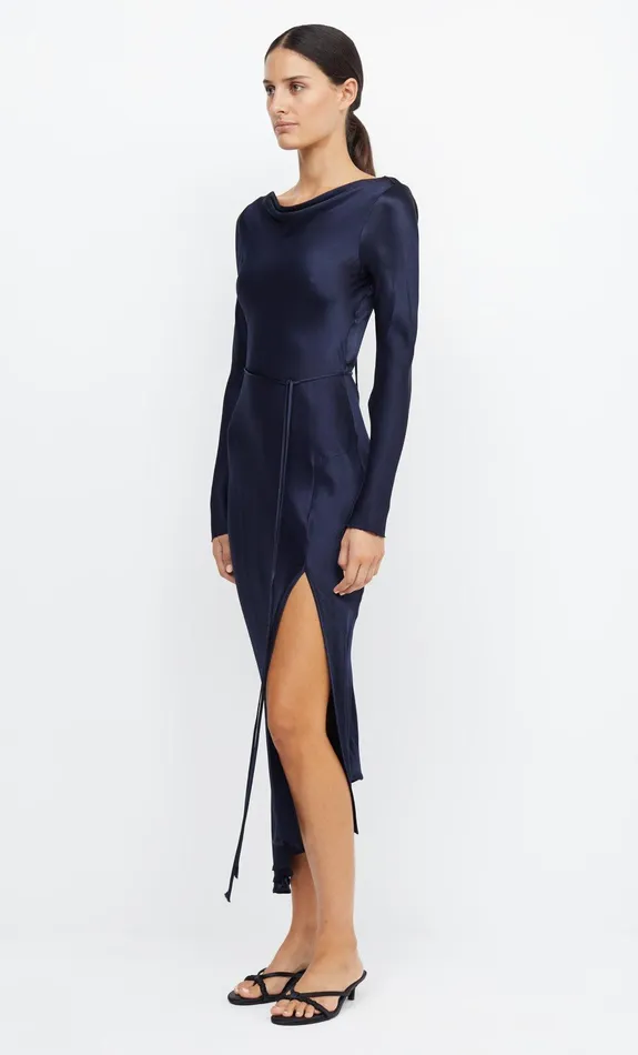 Bec Bridge Dresses MOON DANCE LONG SLEEVE MAXI DRESS Ink 8211 Women