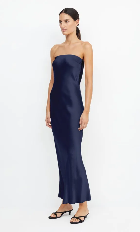 Bec Bridge Dresses MOON DANCE STRAPLESS DRESS Ink 8211 Women