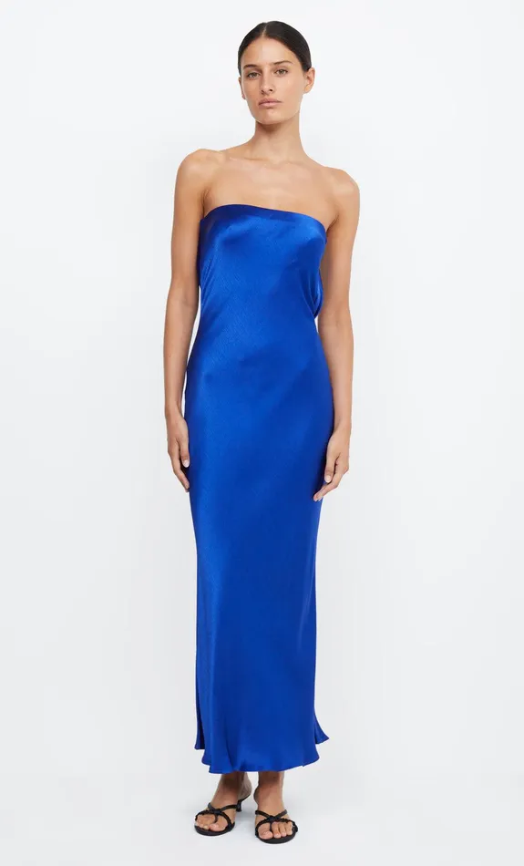 Bec Bridge Dresses MOON DANCE STRAPLESS DRESS Mediterranean Blue 8211 Women