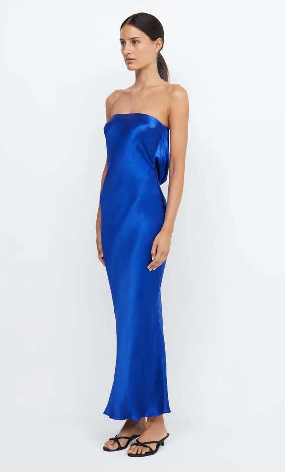 Bec Bridge Dresses MOON DANCE STRAPLESS DRESS Mediterranean Blue 8211 Women