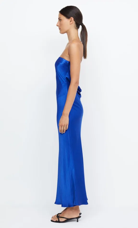 Bec Bridge Dresses MOON DANCE STRAPLESS DRESS Mediterranean Blue 8211 Women