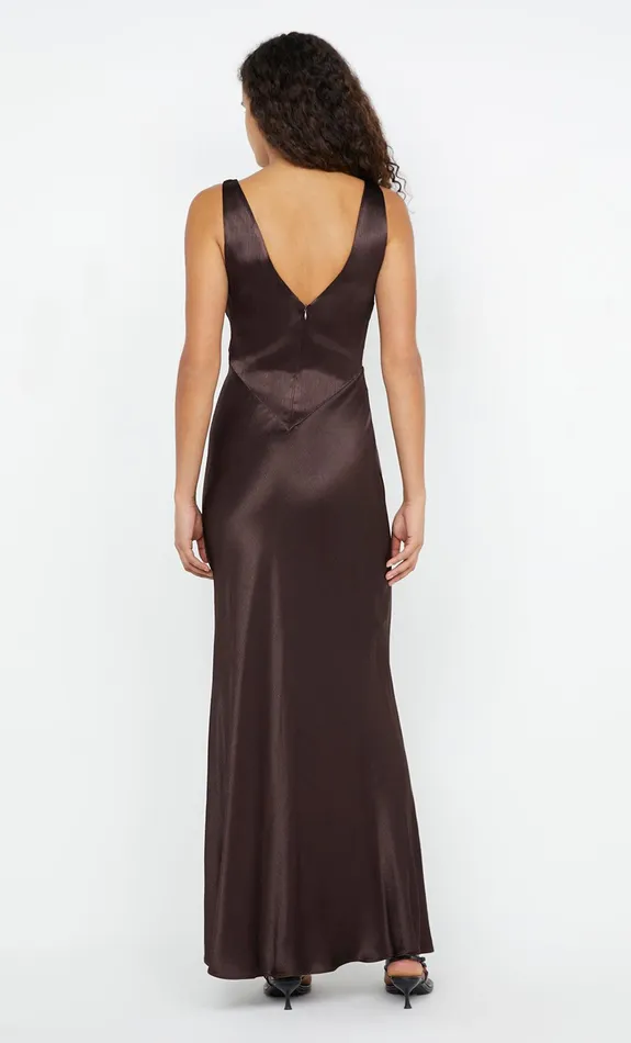 Bec Bridge Dresses MOON DANCE VERONA DRESS Dark Chocolate 8211 Women