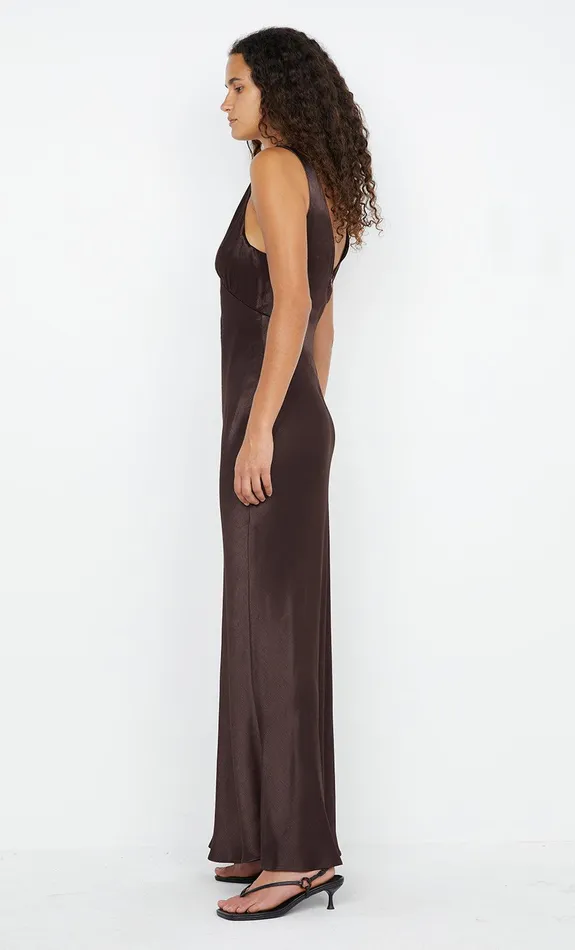 Bec Bridge Dresses MOON DANCE VERONA DRESS Dark Chocolate 8211 Women