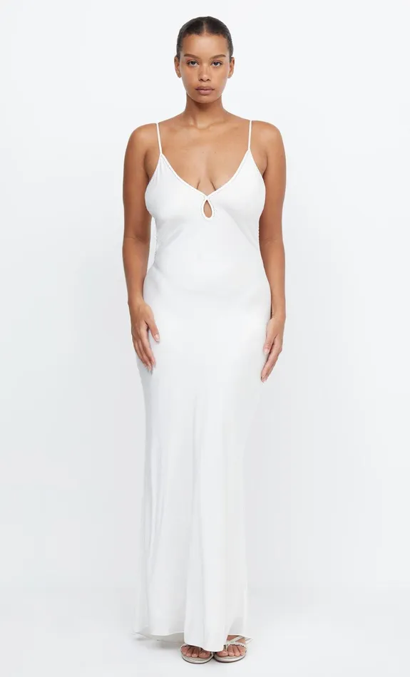 Bec Bridge Dresses PARADISE BEADED MAXI DRESS Ivory 8211 Women