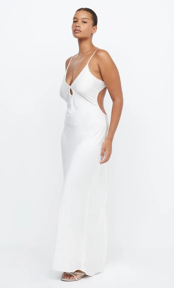 Bec Bridge Dresses PARADISE BEADED MAXI DRESS Ivory 8211 Women