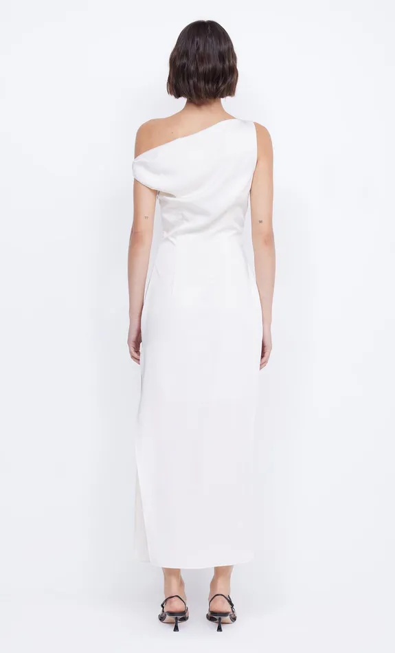 Bec Bridge Dresses ROCHELLE ASYM MIDI DRESS Cream 8211 Women