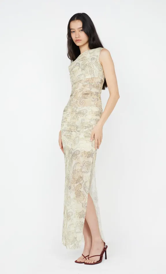 Bec Bridge Dresses SHYLA OFF SHOULDER DRESS Faded Paisley 8211 Women Bec Bridge Dresses SHYLA OFF SHOULDER DRESS Faded Paisley 8211 Women