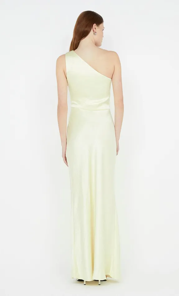 Bec Bridge Dresses THE DREAMER ASYM DRESS Ice Yellow 8211 Women