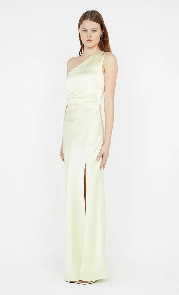 Bec Bridge Dresses THE DREAMER ASYM DRESS Ice Yellow 8211 Women