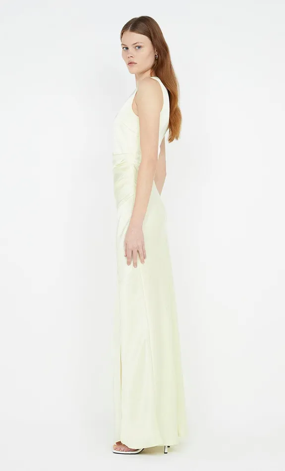 Bec Bridge Dresses THE DREAMER ASYM DRESS Ice Yellow 8211 Women