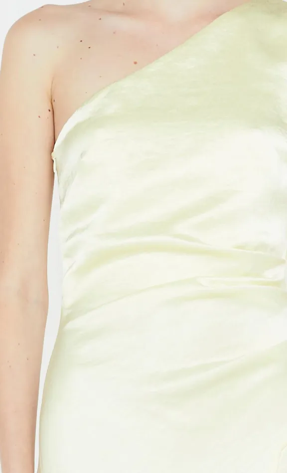 Bec Bridge Dresses THE DREAMER ASYM DRESS Ice Yellow 8211 Women