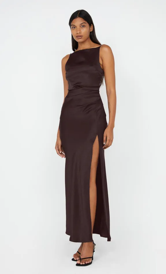 Bec Bridge Dresses THE DREAMER MAXI DRESS Dark Chocolate 8211 Women