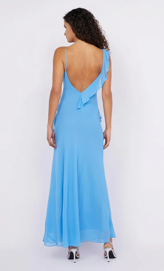 Bec Bridge Event Wear Dresses AIDA FRILL DRESS Azure 8211 Women
