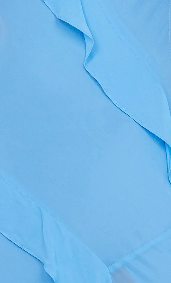 Bec Bridge Event Wear Dresses AIDA FRILL DRESS Azure 8211 Women