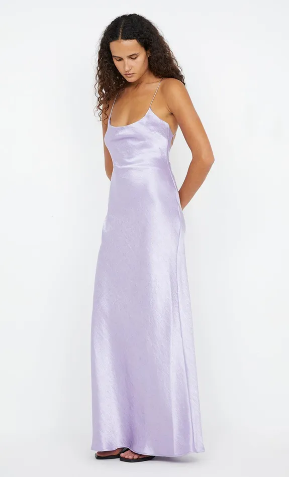 Bec Bridge Event Wear Dresses ALLEGRA TIE MAXI DRESS Lilac 8211 Women