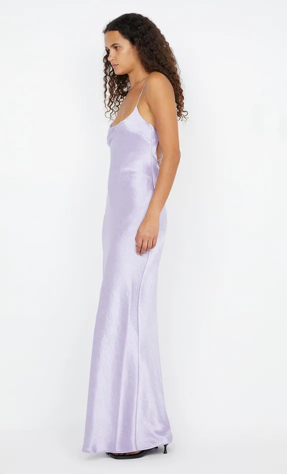 Bec Bridge Event Wear Dresses ALLEGRA TIE MAXI DRESS Lilac 8211 Women