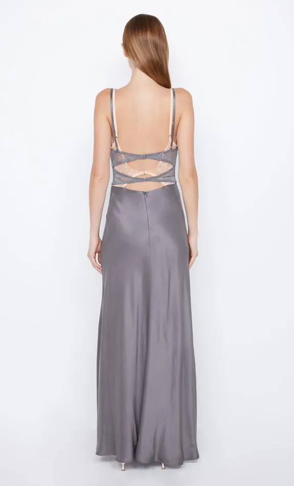 Bec Bridge Event Wear Dresses AMORAS CUT OUT DRESS Greypeach 8211 Women